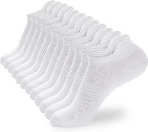 Ankle Socks Women's and Mens - 6/10 Pairs Low Cut Tab & No Show Athletics Running Socks