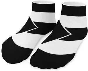 Black PR State Flag Printed Ankle Socks No Show Sock Low-Cut Athletic Socks for Men Women 1 Pair