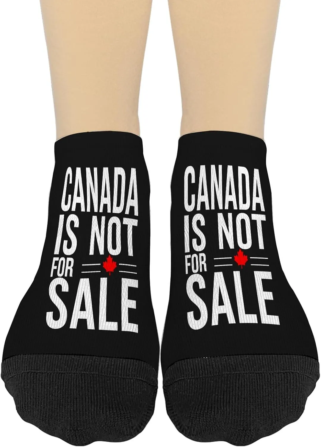 Canada Is Not For Sale Athletic Socks No Show Sock Womens