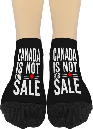Canada Is Not For Sale Athletic Socks No Show Sock Womens
