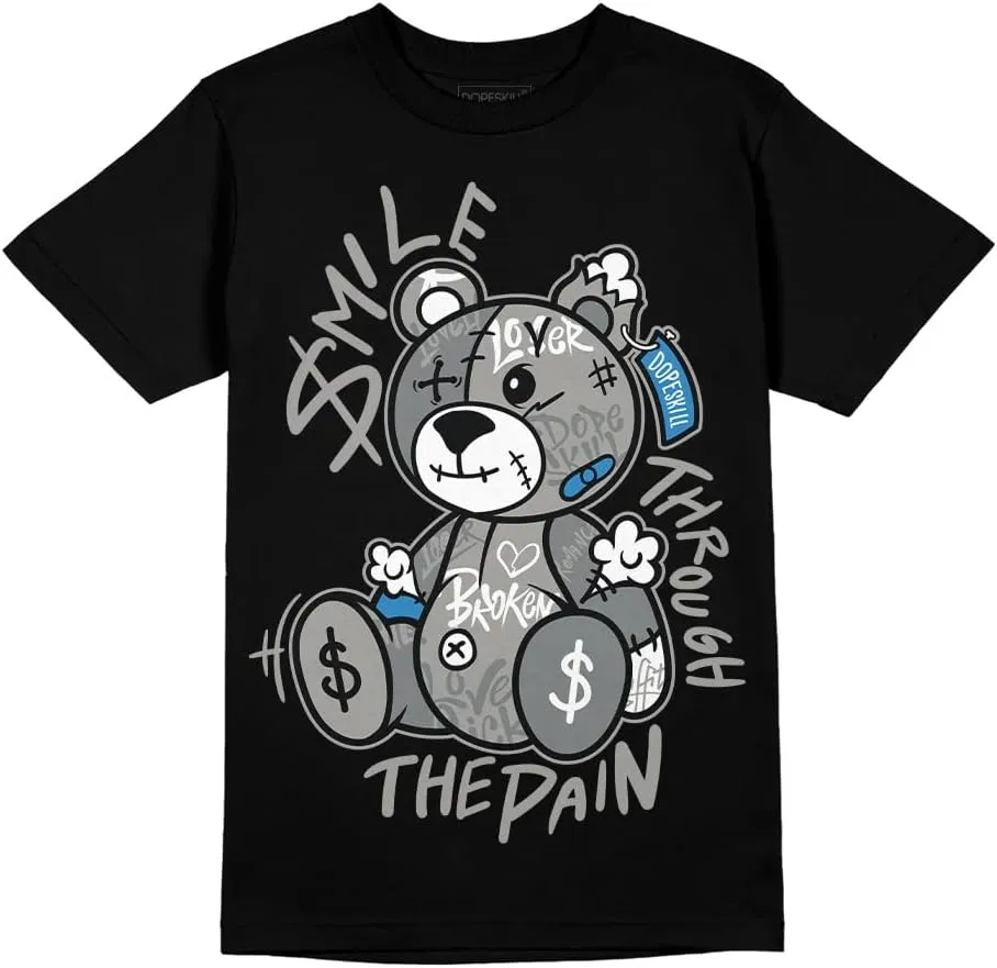 DopeSkill Graphic Tee Streetwear Hip Hop Hypebeast Street Style Unisex T-Shirt Sneaker Colour Matching Shirts Cute Bear
