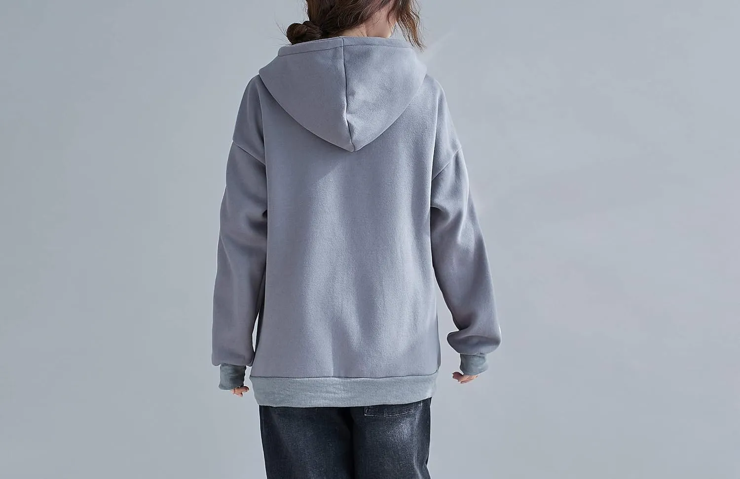 ellazhu Women Zip-Up Casual Fall Pocket Long Sleeve Hoodie Coat Outwear GA2120 A