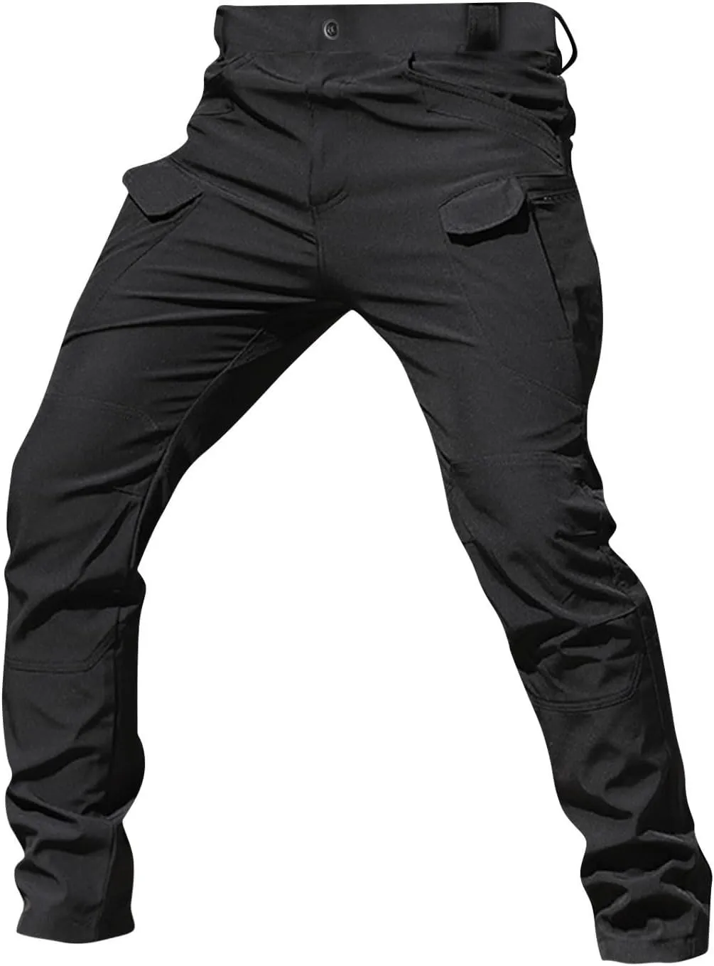 Flexcamo -Tactical Waterproof Pants Tactical Pant for Men Relaxed Fit Work Camo Hiking Cargo Pants Multi Pockets