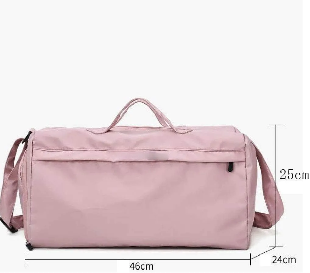 Foldable Luggage Checked Baggage Travel Bag Fitness Bag Travel Bag Fitness Bag Female Wet and Dry Separation