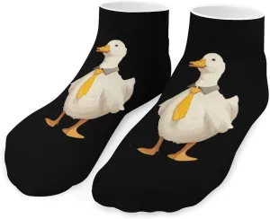 Goose Printed Ankle Socks No Show Sock Low-Cut Athletic Socks for Men Women 1 Pair