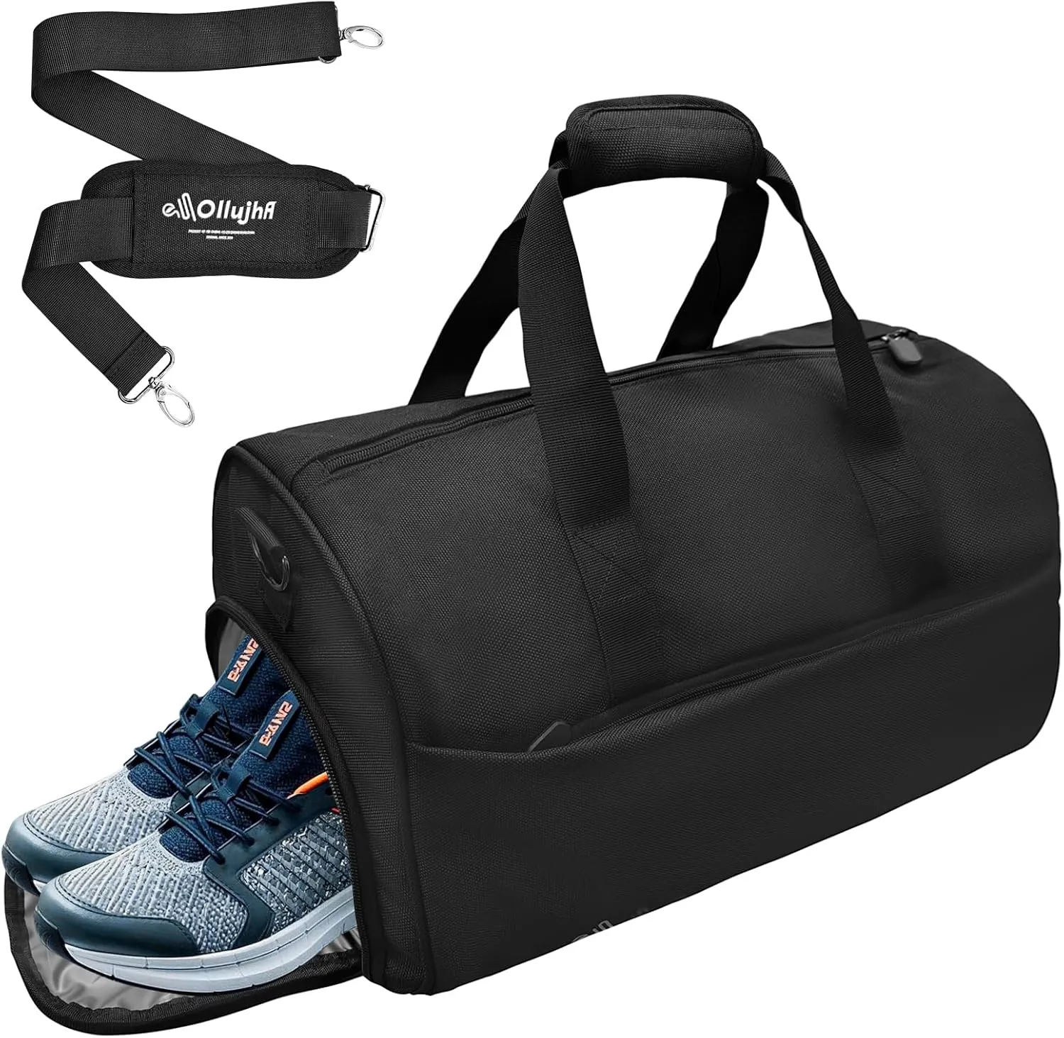 Gym for Men Women 28L (42x25x20cm) - Waterproof Duffel Bag with Shoe Pockets & Laptop Sleeve, Compact Sports Travel Bag for Fitness, Workout, Swimming, Yoga, Weekend Trips, Airplane Carry On