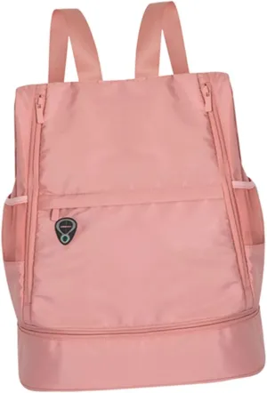 Happyyami Waterproof Sports Backpack for Travel Multi-functional Casual Daypack Ball Shoe Compartment Gym Bag Features