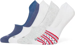 HUE Women's Sneaker Liner 4 Pair Value Pack