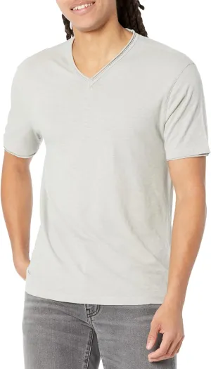 John Varvatos Men's Miles Short Sleeve Vee Neck