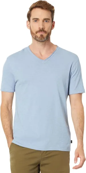 John Varvatos Men's Miles Short Sleeve Vee Neck