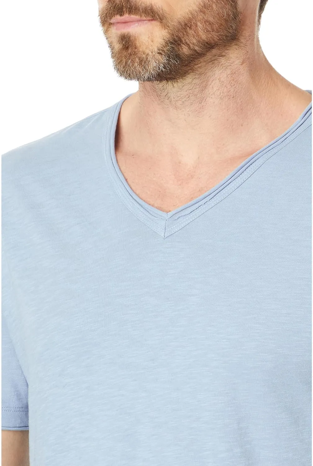 John Varvatos Men's Miles Short Sleeve Vee Neck