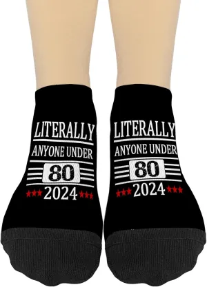 LITERALLY ANYONE UNDER 80 2024 Socks No Show Liner For Womens Sock
