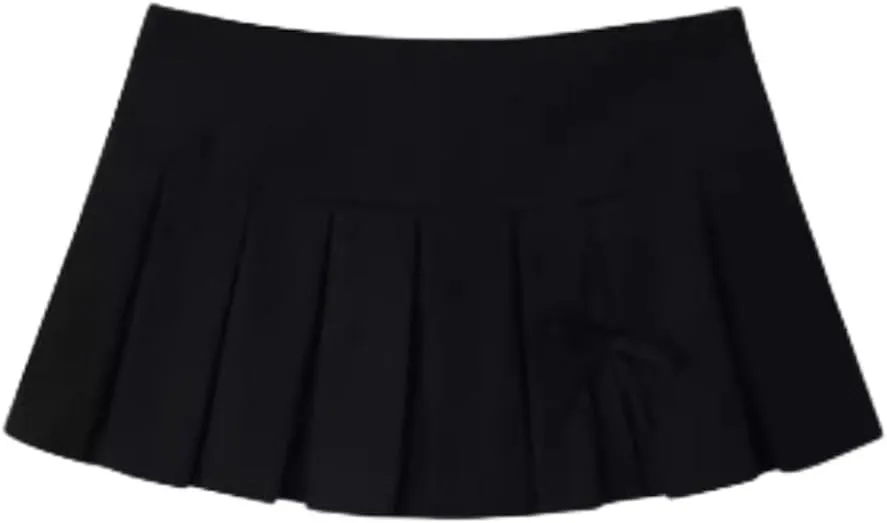 Low Waist Mini Skirts for Women Y2K Mini Skirt Pleated Skirts Y2k Clothes Trendy Skort Coquette Clothes