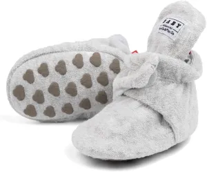Meckior Newborn Infant Baby Girls Boys Warm Fleece Winter Booties First Walkers Slippers Shoes