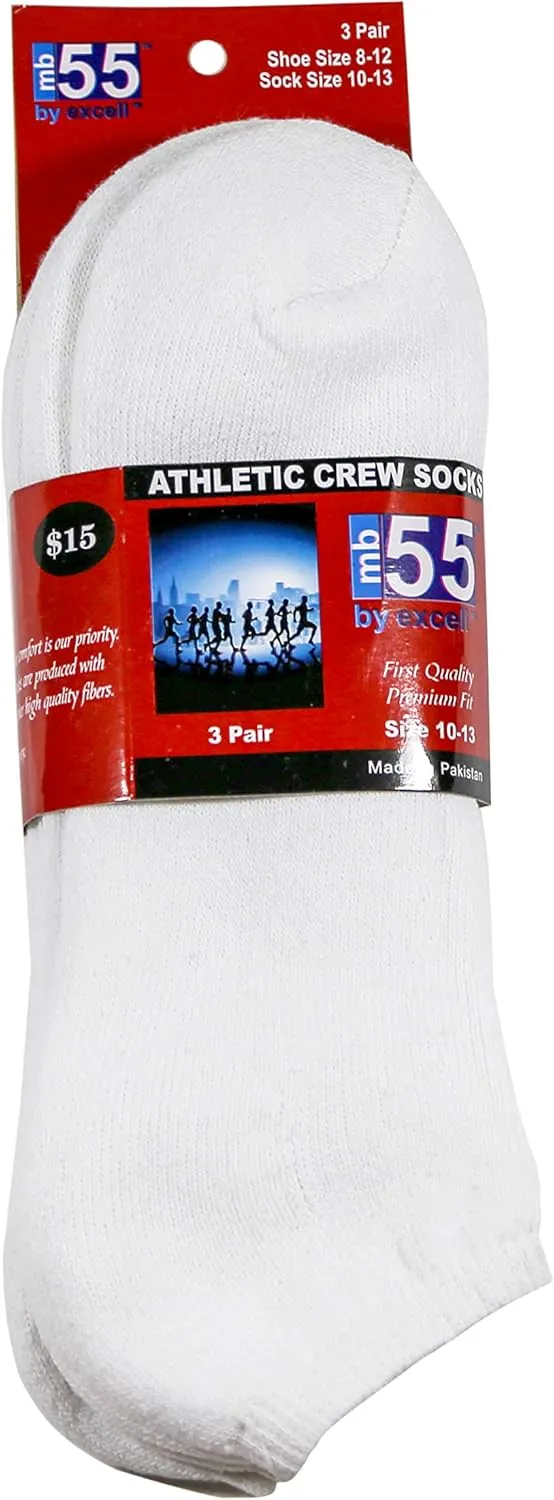 Men's and Women's Low Cut Socks Cotton No Show Ankle Athletic Sports Socks