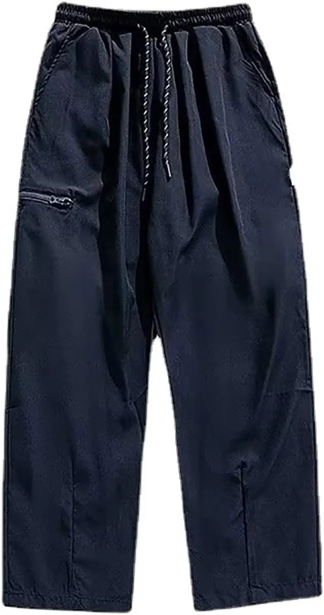 Mens Athletic Pants Durable Tapered Comfortable Utility Stretch Sweatpants Tactical Trousers Straight Leg Casual Pants