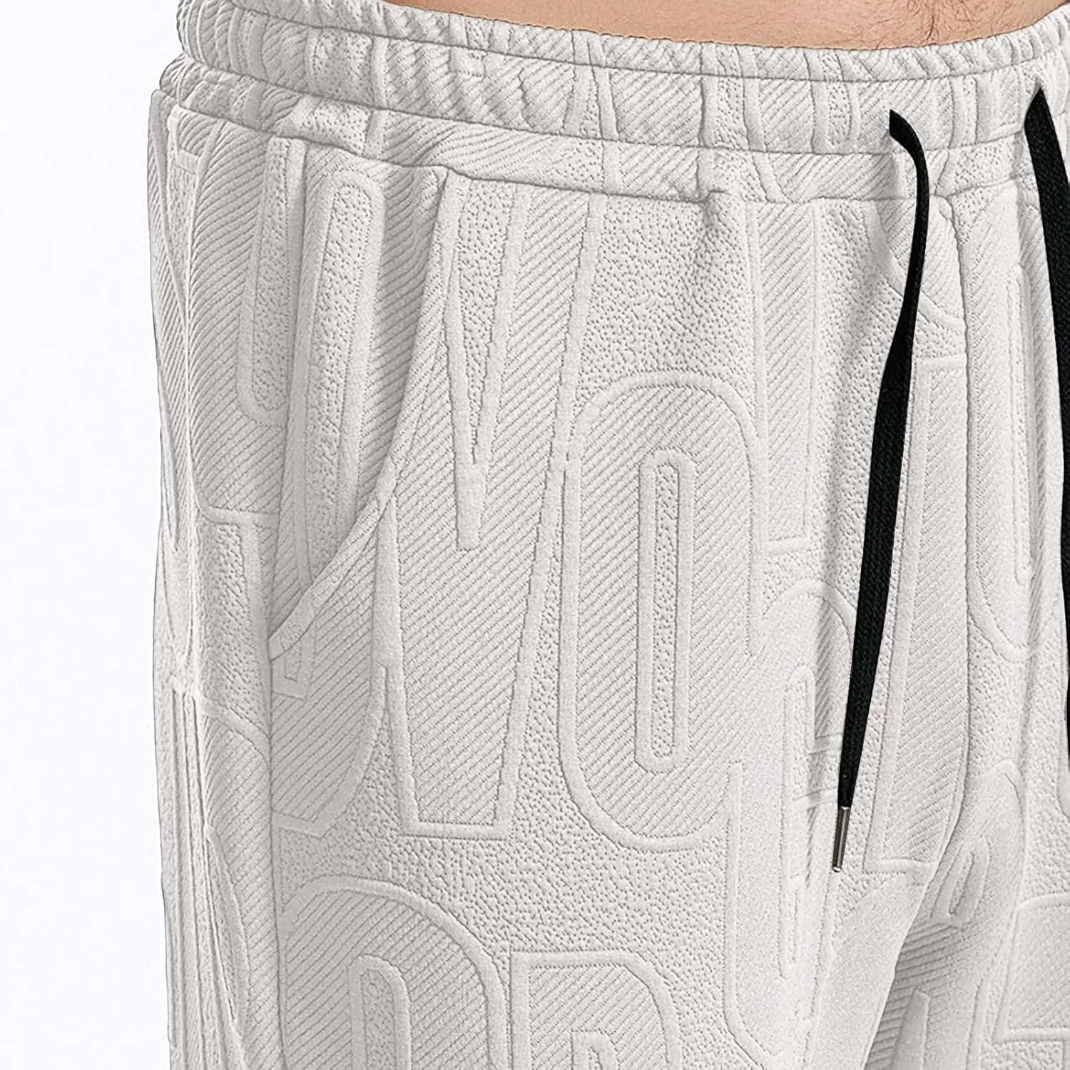 Mens Athletic Pants Elastic Waist Working Drawstring Comfortable Pleated Sweatpants Tactical Trousers Gym Running Pants