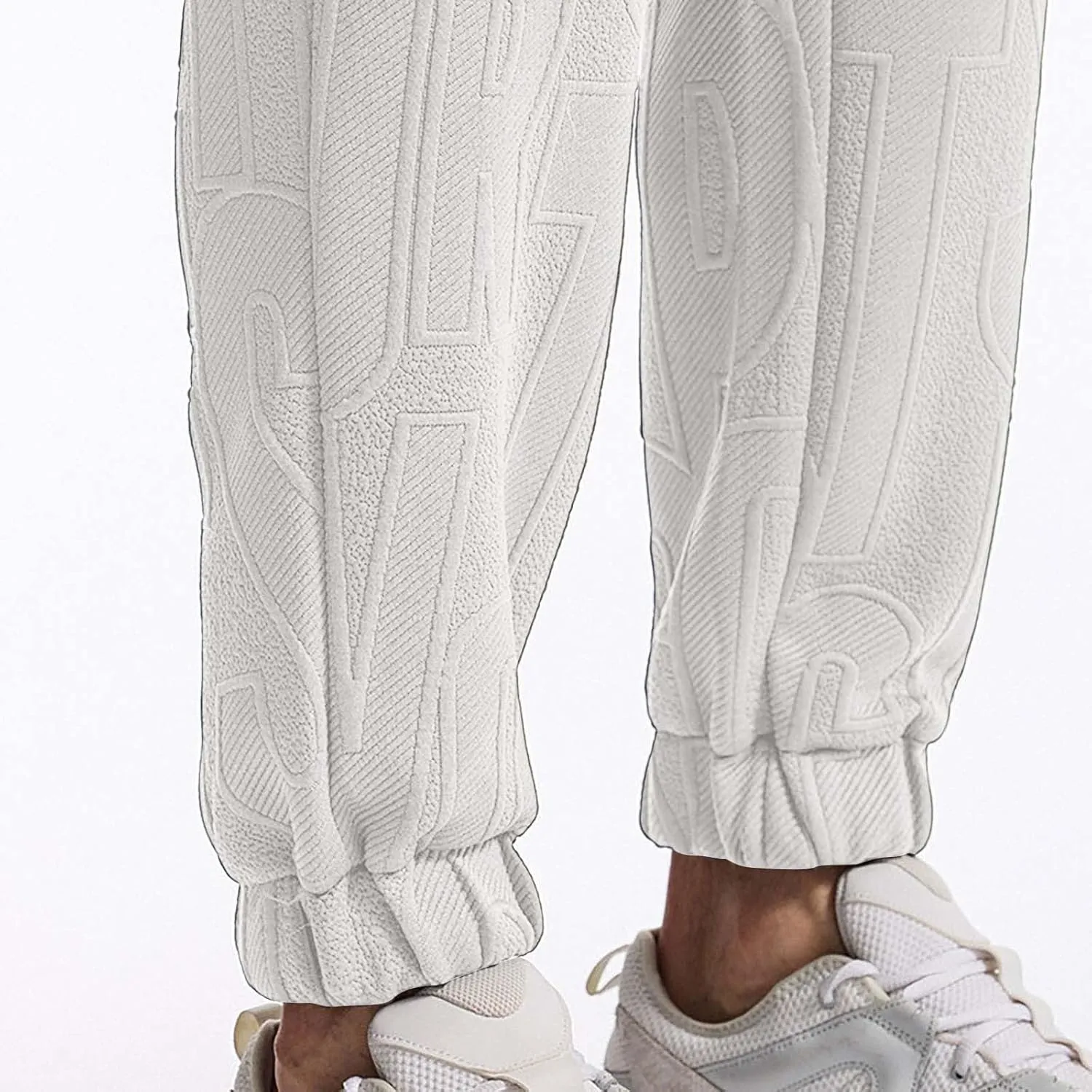 Mens Athletic Pants Elastic Waist Working Drawstring Comfortable Pleated Sweatpants Tactical Trousers Gym Running Pants