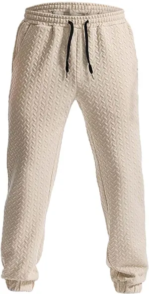 Mens Athletic Pants Lightweight Flex Tapered Drawstring Lounge Sweatpants Tactical Trousers Straight Leg Gym Pants