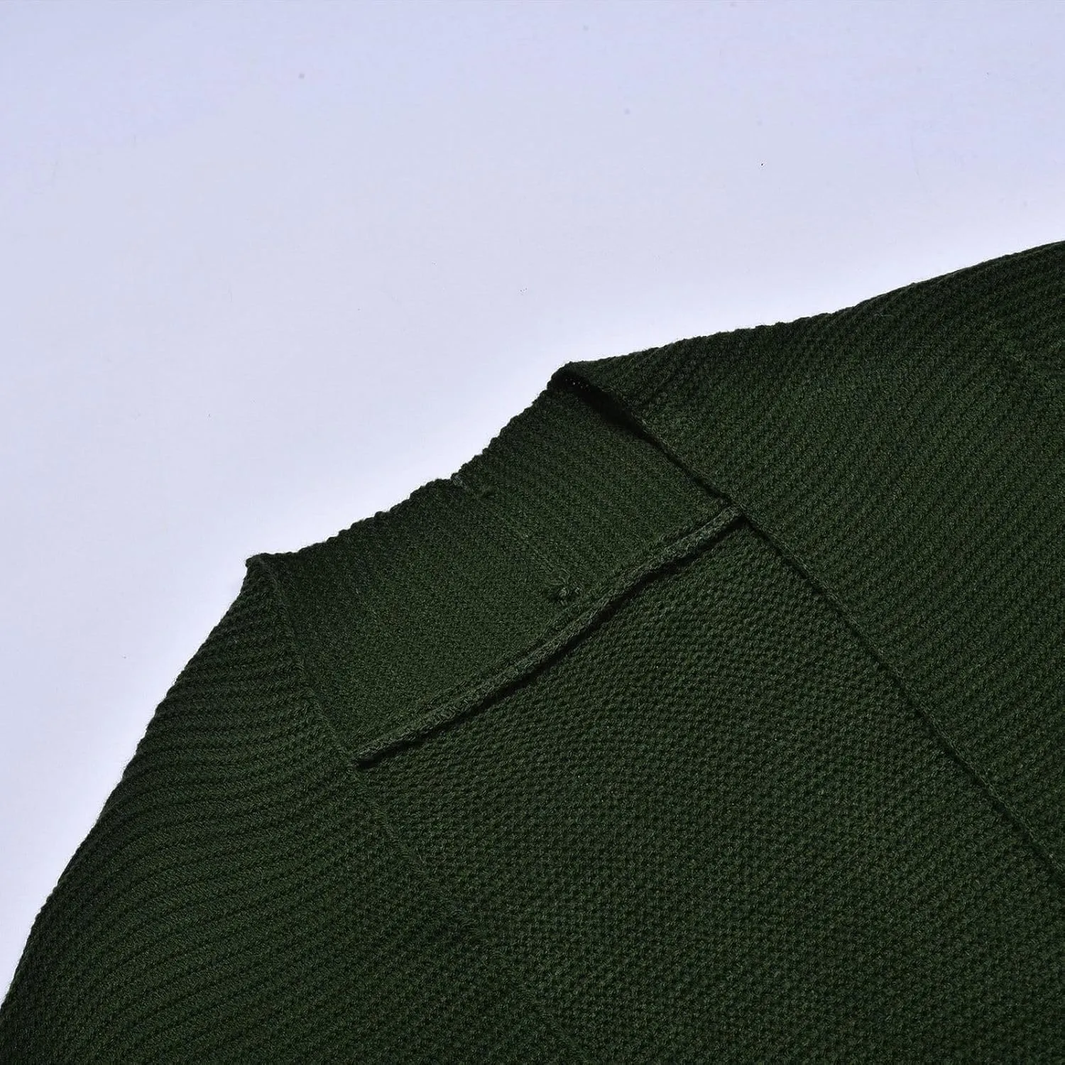Men's Autumn Long Sleeved Mixed Color Knitted Pocket Cardigan Windbreaker Sweater Basics Sweater Men Men's Leather Jackets
