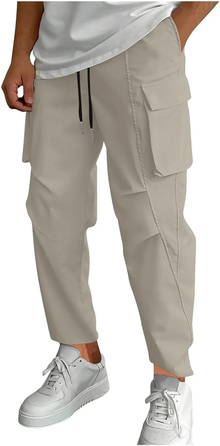 Mens Joggers Pants Quick Dry Active Comfortable Jogging Carpenter Sweatpants Yoga Trousers Casual Gym Pants