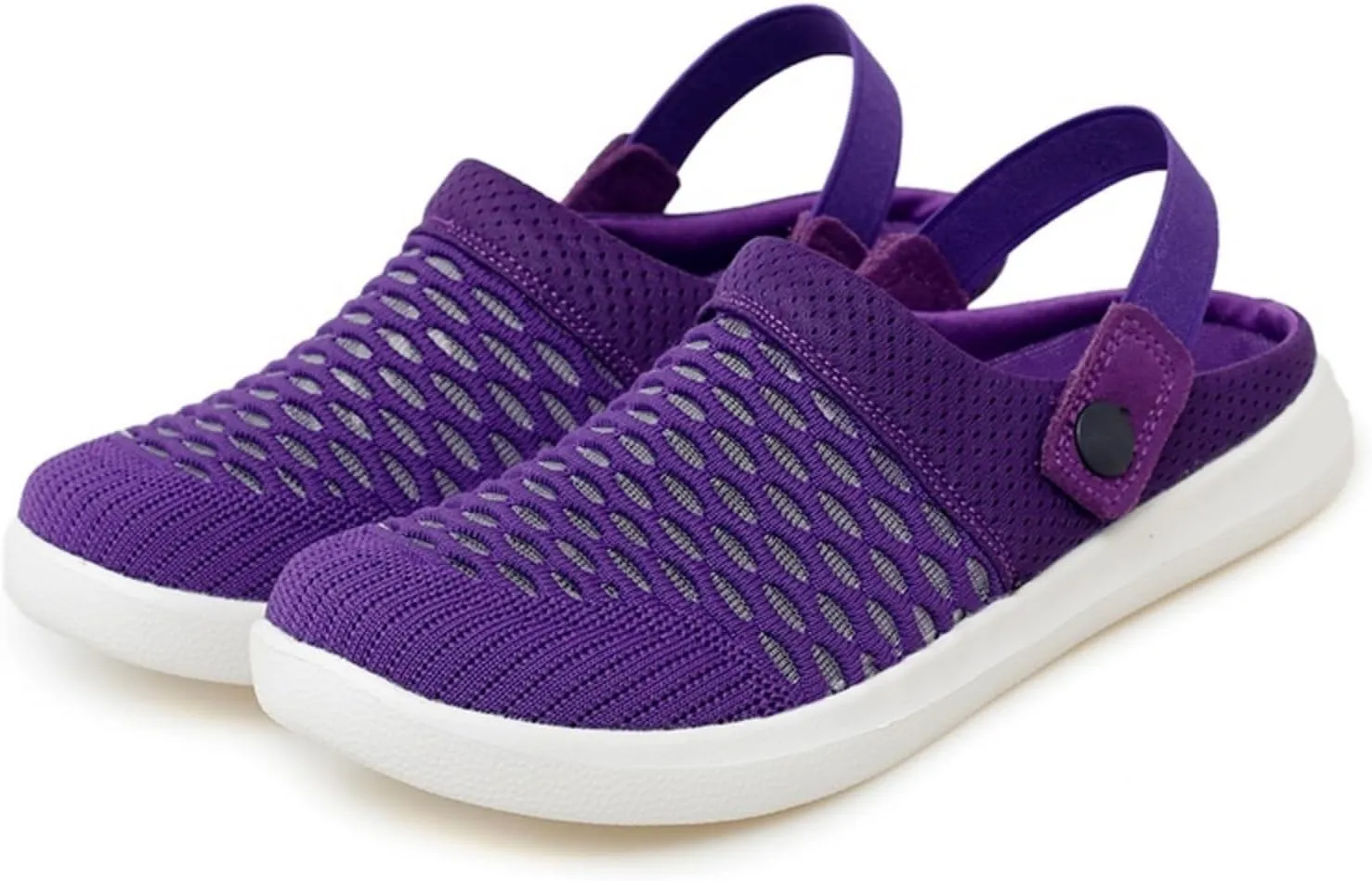 Mens Womens Mules & Clogs Garden Shoes Breathable Mesh Walking Mules Sneakers Open Back Slip On Shoes Non-Slip Outdoor Beach Sandals Unisex