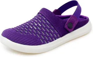 Mens Womens Mules & Clogs Garden Shoes Breathable Mesh Walking Mules Sneakers Open Back Slip On Shoes Non-Slip Outdoor Beach Sandals Unisex