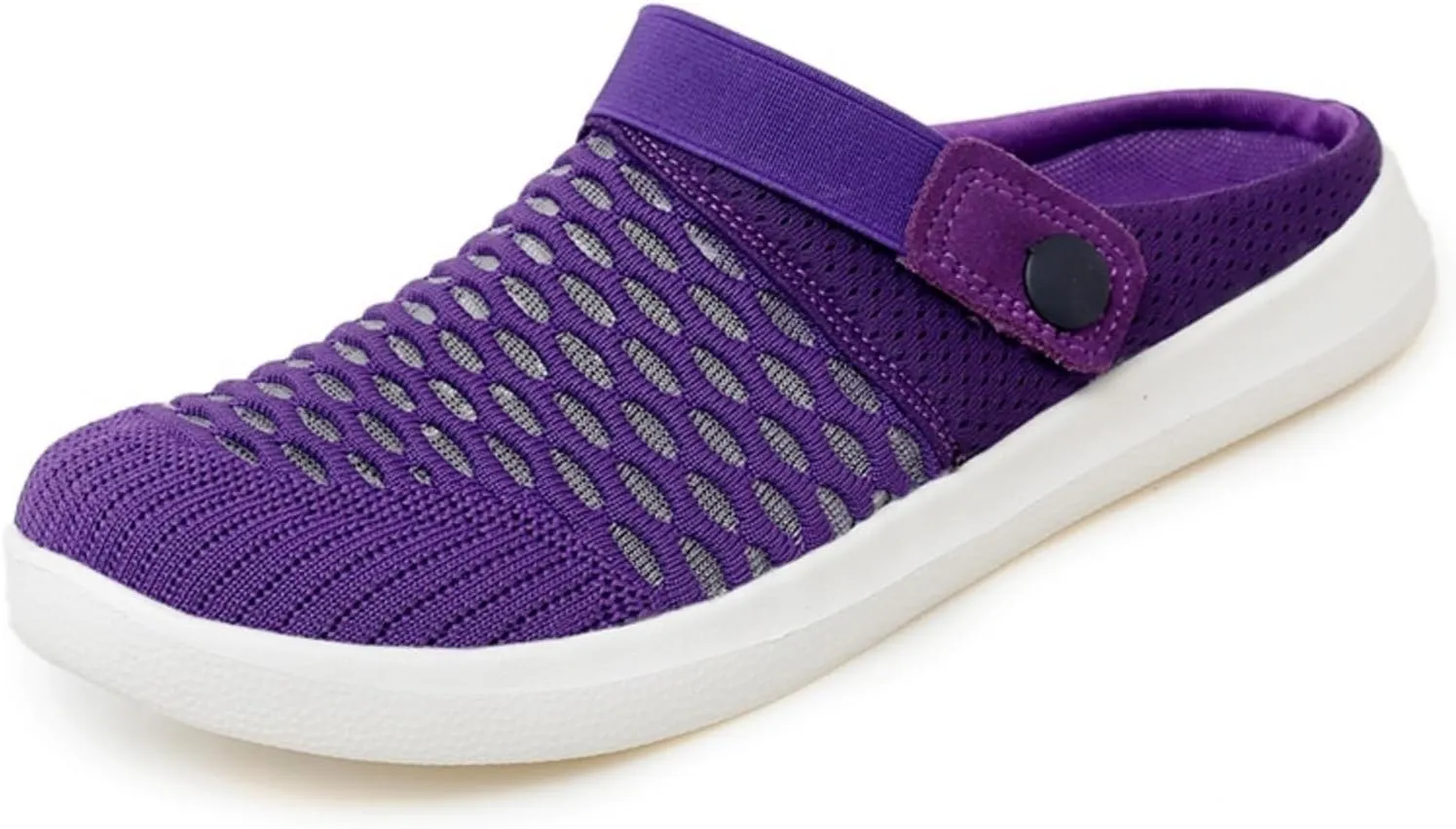 Mens Womens Mules & Clogs Garden Shoes Breathable Mesh Walking Mules Sneakers Open Back Slip On Shoes Non-Slip Outdoor Beach Sandals Unisex