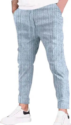 Mens Work Pants Pleated Comfortable Active Breathable Lounge Stretch Sweatpants Travel Trousers Gym Casual Pants