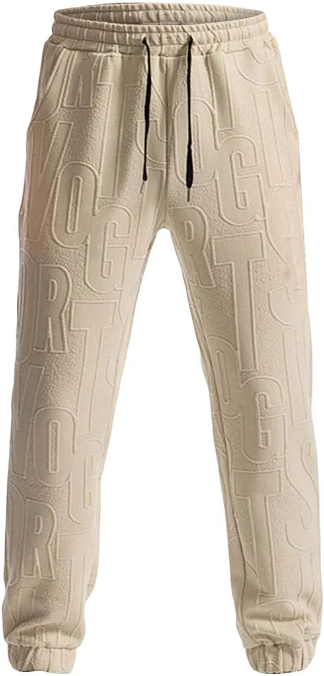 Mens Workout Pants Flex Elastic Waist Breathable Quick Dry Lounge Sweatpants Business Trousers Straight Leg Casual Pants