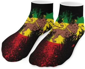Mexico Flag Printed Ankle Socks No Show Sock Low-Cut Athletic Socks for Men Women 1 Pair