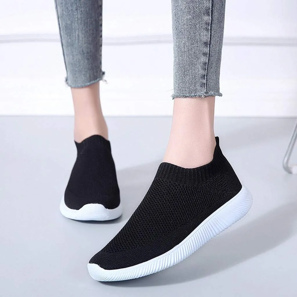 Orthopedic Slip On Shoes for Women Casual Walking Sneakers with Arch Support Comfortable Loafers Plantar Fasciitis Relief Foot Pain Diabetic Swollen Feet