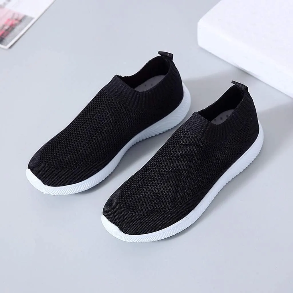Orthopedic Slip On Shoes for Women Casual Walking Sneakers with Arch Support Comfortable Loafers Plantar Fasciitis Relief Foot Pain Diabetic Swollen Feet