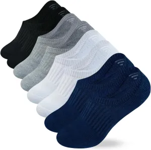 RATIVE Cushion No Show Socks Invisible Cotton Low Cut Socks for Men Women