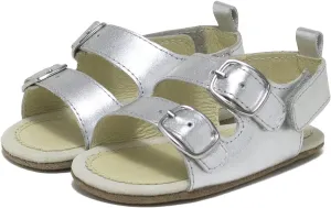 Robeez First Kicks Baby Girl and Unisex Sandals for Infant/Toddlers - 0-24 Months