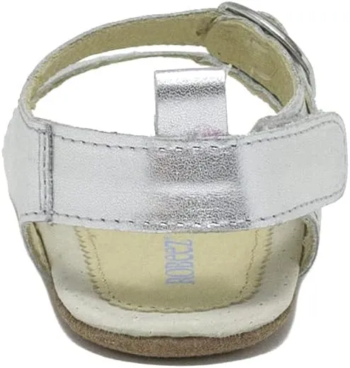 Robeez First Kicks Baby Girl and Unisex Sandals for Infant/Toddlers - 0-24 Months