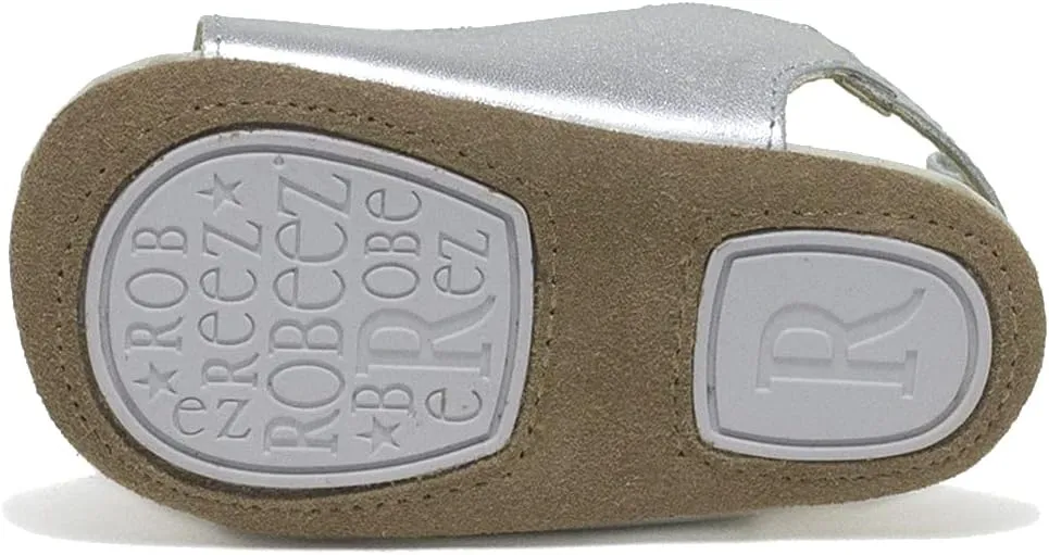 Robeez First Kicks Baby Girl and Unisex Sandals for Infant/Toddlers - 0-24 Months