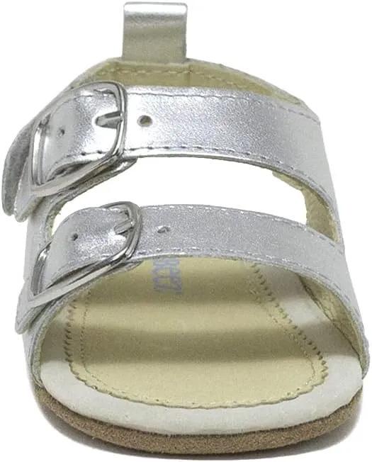 Robeez First Kicks Baby Girl and Unisex Sandals for Infant/Toddlers - 0-24 Months