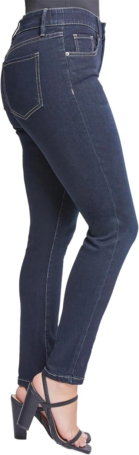 Royalty For Me Womens Women's Elastic Waistband Skinny Jeans