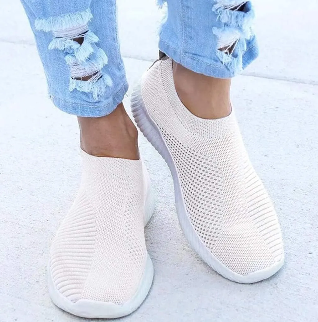 Running Shoes Women Sneakers Tennis Workout Walking Gym Lightweight Casual Shoes Women Loafer Shoes for Women Slip On Sneakers Women Arch Support