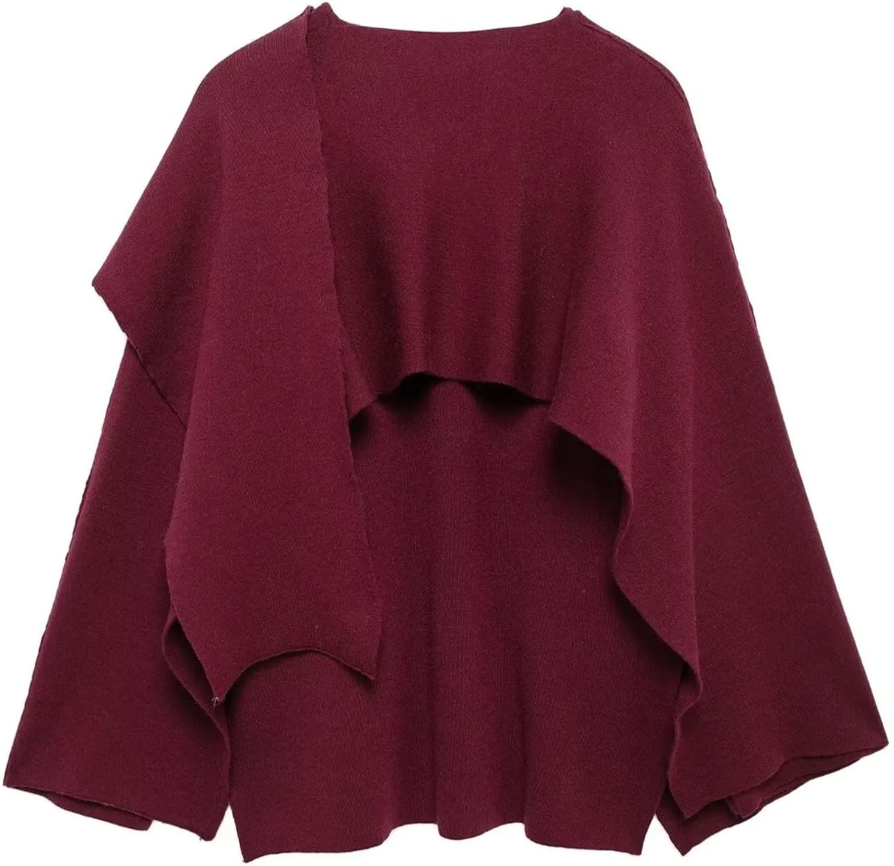 Scarf Coat Women Oversized Wool Blend Jacket Cape Coat Scarf Jacket Pea Coat Dressy Casual Winter Fashion