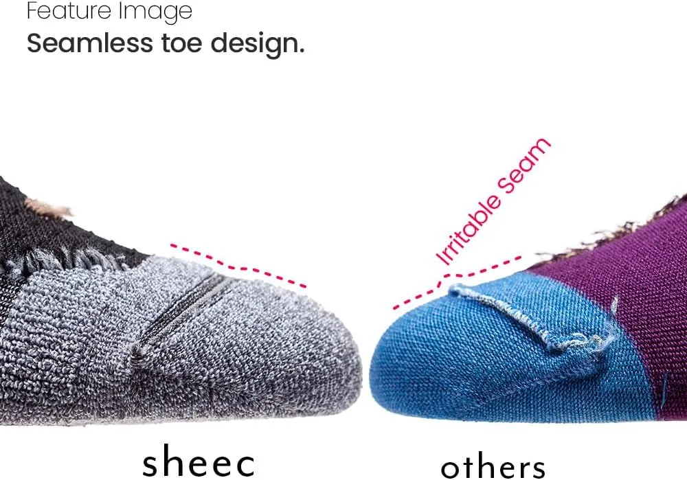 SHEEC Womens Cushioned Athletic Socks-Arch Support, Moisture-Wicking, Anti-Blister-Crew, Quarter & Ankle for Running & Hiking