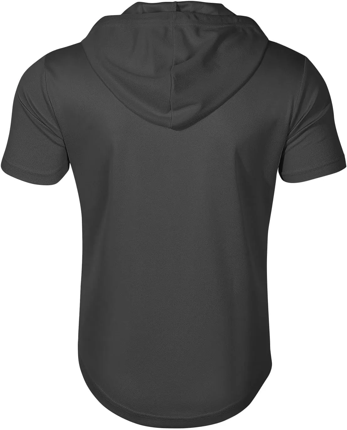 Short Sleeve Hoodies for Men 1/4 Zip Hooded T Shirts Lightweight Casual Summer Men's Clothing Tops M to 3XL