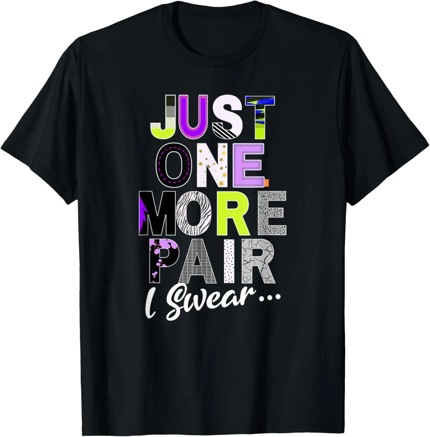 Sneaker Head Just One More Pair Sneakerhead Purple graphic T-Shirt