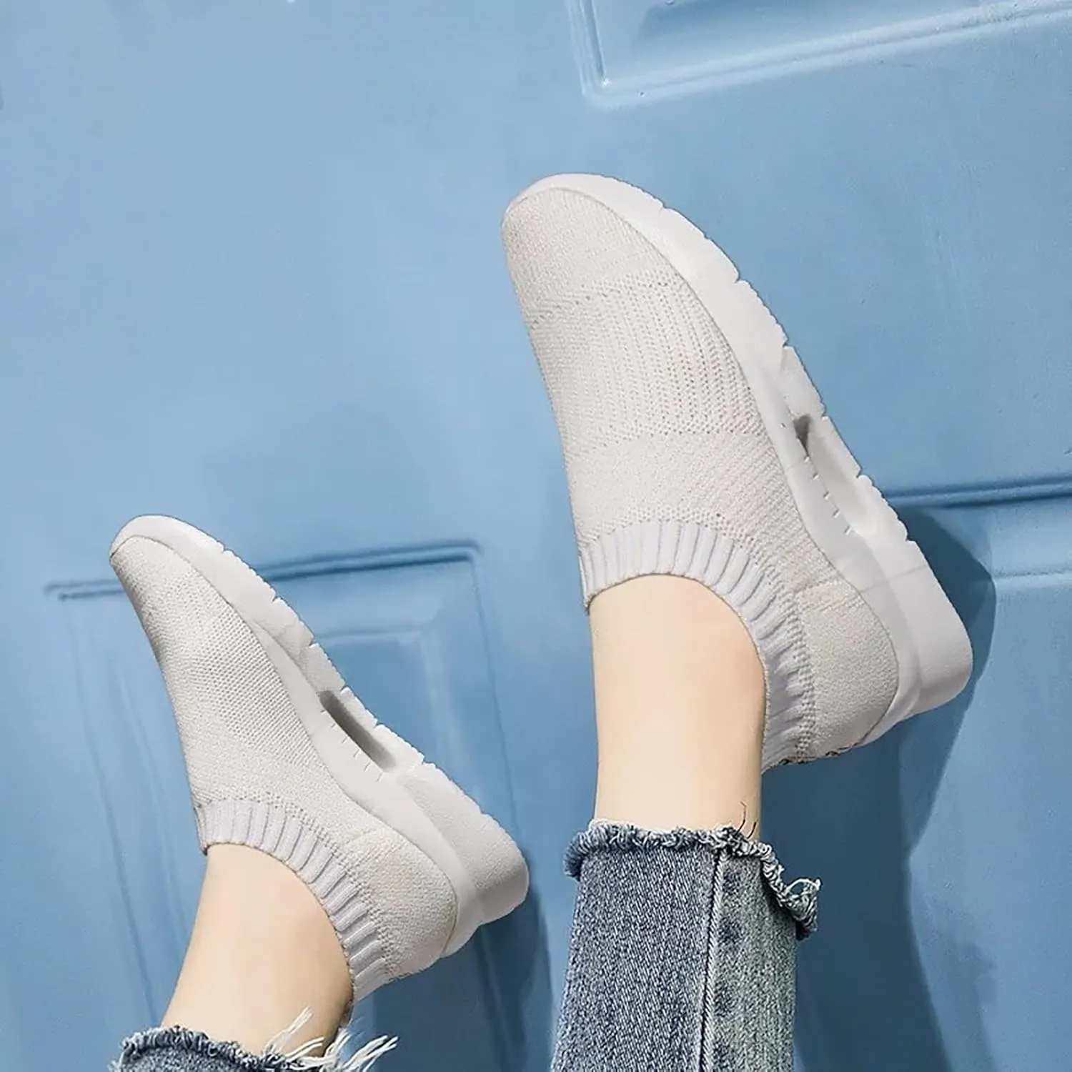 Sneakers for Women Walking Shoes Non Slip Lightweight Mens Dress Shoes Dressy Casual Dress Shoes Slip On Sneakers Red Tennis Shoe Loafers Dress Shoe