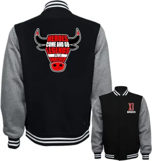SNELOS Jacket to Match Jordan 11 Bred 2019 Match Jordan Jacket
