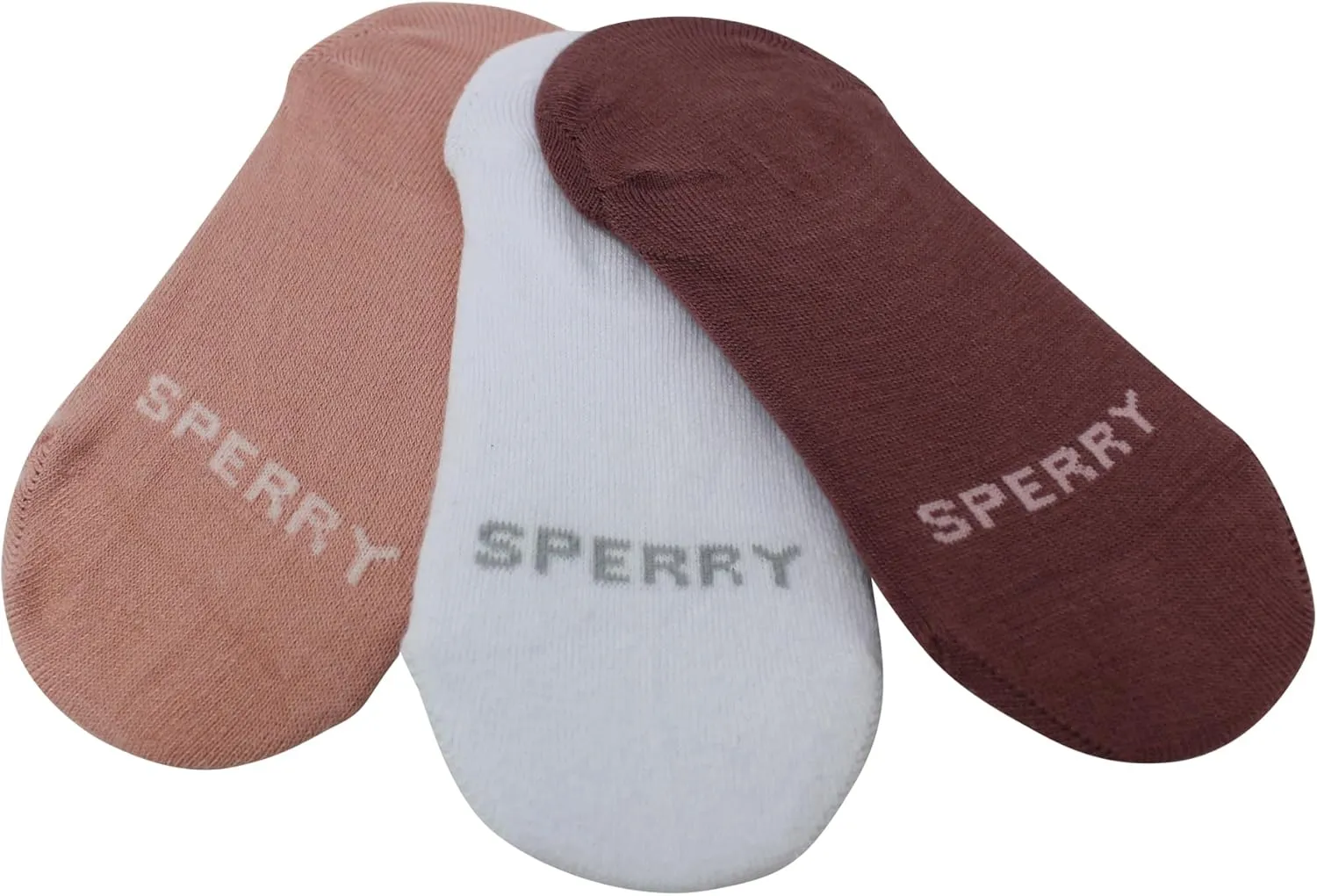 Sperry Womens 6-Pack Super No Show Socks  Cushioned, Breathable, Anti-Slip Low Cut Socks for Sneakers Running & Casual Wear