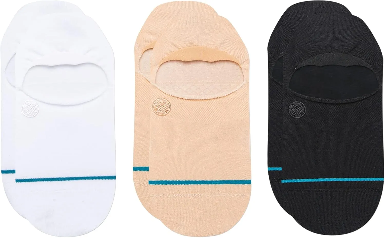 Stance Icon No Show 3-Pack Dark Navy SM (US Men's Shoe 3-5.5, Women's Shoe 5-7.5)