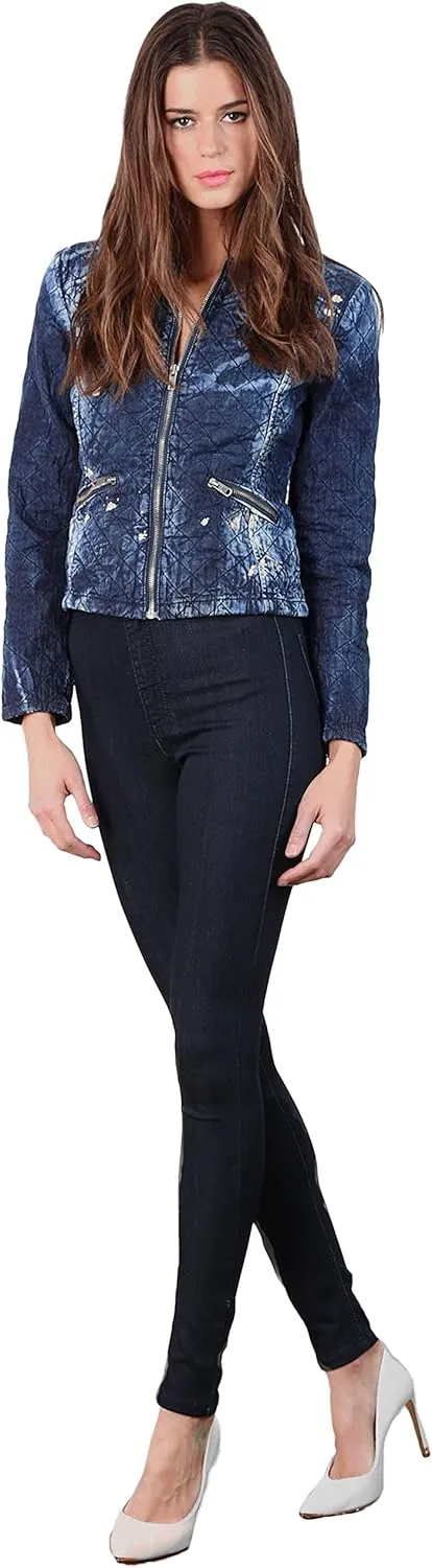 Standards & Practices Womens Blue Stretch Denim High Waisted Ankle Premium Jeans