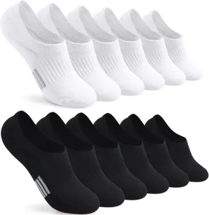 Toes Home No Show Socks Womens Cushioned Low Cut Athletic Hidden Liner for Sneakers Ankle Invisible Running Socks 4/6 Pairs